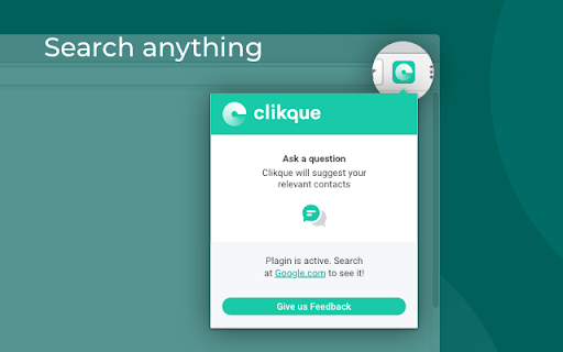 Clikque - Chrome Extension: Personal Contacts for Smarter, Faster Searches