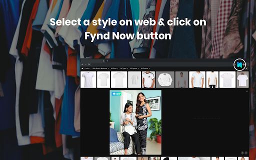 Fynd Now - Chrome Extension : Visual Search for Hassle-Free Shopping Tool