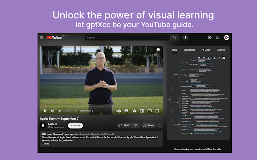 gptXcc - Chrome Extension: Empower Learning with Visual Mind Maps