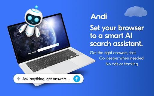 Andi Browser Extension - Chrome: AI Search Assistant for Accurate Results