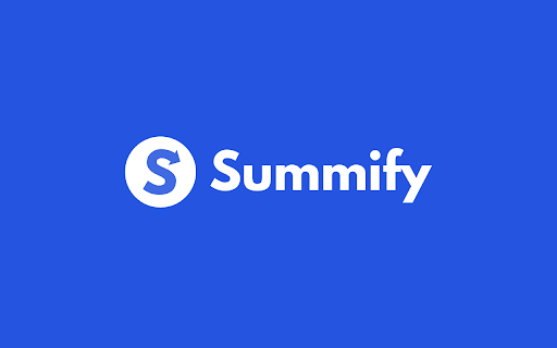 Summify - Chrome Extension: AI Tool for Quick & Accurate Content Summaries