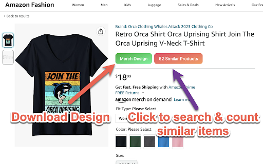 Opchon AutoCrawl: Chrome Extension for Easy Amazon Merch Design Extraction