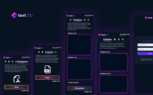 TextFlip.ai - Chrome Extension : AI-Powered Content Creation, Advanced Features