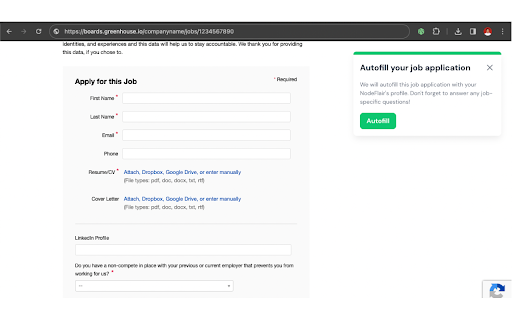 NodeFlair Extension: Streamline Job Applications with One-Click Apply