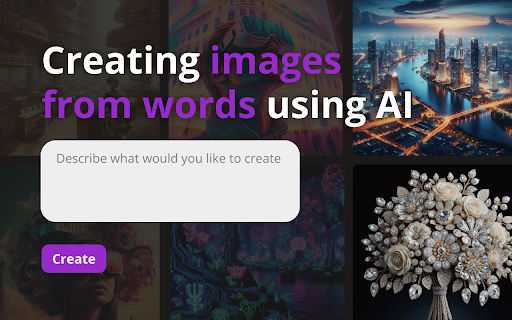 Bing AI Image Generator - Chrome Extension : AI-powered Visual Creation Tool