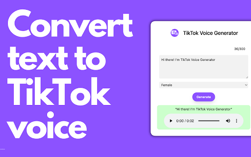 Tiktok Voice Generator Chrome Extension: Enhance Videos with Voice Tools