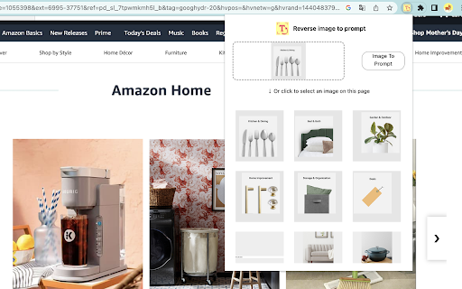 ImagePrompt - Chrome Extension: Convert Images to Prompts with Ease