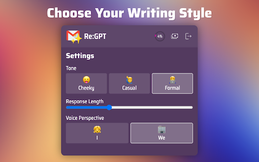 Re:GPT - Chrome Extension: AI-Powered Email Assistant for Smart Writing