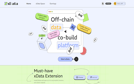 xData - Chrome Extension: AI-Powered Data Collection & Crypto Integration