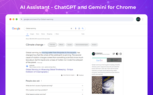 AI Assistant - ChatGPT & Gemini : Revolutionizing Search with AI Insights