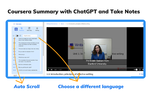 Coursera Summary with ChatGPT: Efficient Course Summaries & Note-Taking