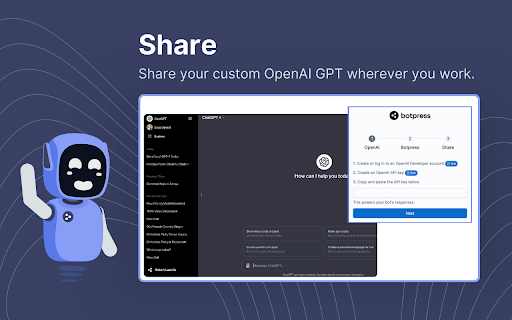 Deploy GPT - Chrome Extension: Share GPT Worldwide with Ease & Speed