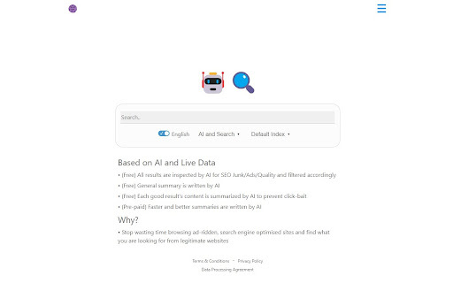 AI Search - Chrome Extension: Filters Ads & SEO Junk for Clean Results