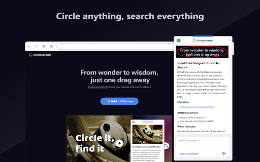 Circle to Search - Chrome Extension: Boost Browsing with AI Search Power