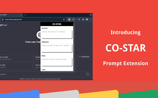 CO-STAR Prompt Generator : Easy ChatGPT Prompt Creation