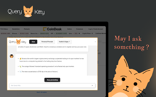 Query Kitty - Chrome Extension: Boost Productivity with AI