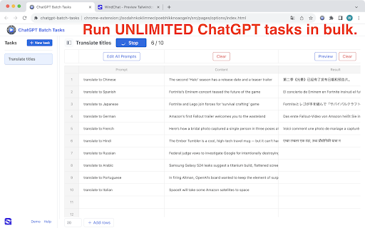 ChatGPT Chrome Extension: Free Bulk Task Automation, Run Tasks Efficiently