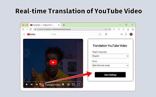 Linglotube - Chrome Extension: Real-time YouTube Video Translation Tool