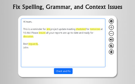 GrammFix - Chrome Extension : AI-Powered Grammar Correction Tool