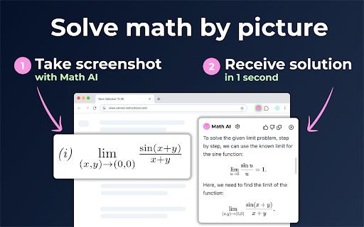 Math AI - Chrome Extension: Math Solver & AI Tutor for Easy Learning