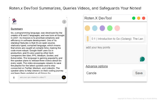 Roten.X DevTool: Chrome Extension - AI-Powered Learning Aid for Developers