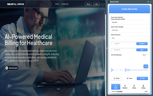 Neural Scribe by Neural Wave: AI-Powered Conversation Documentation Tool