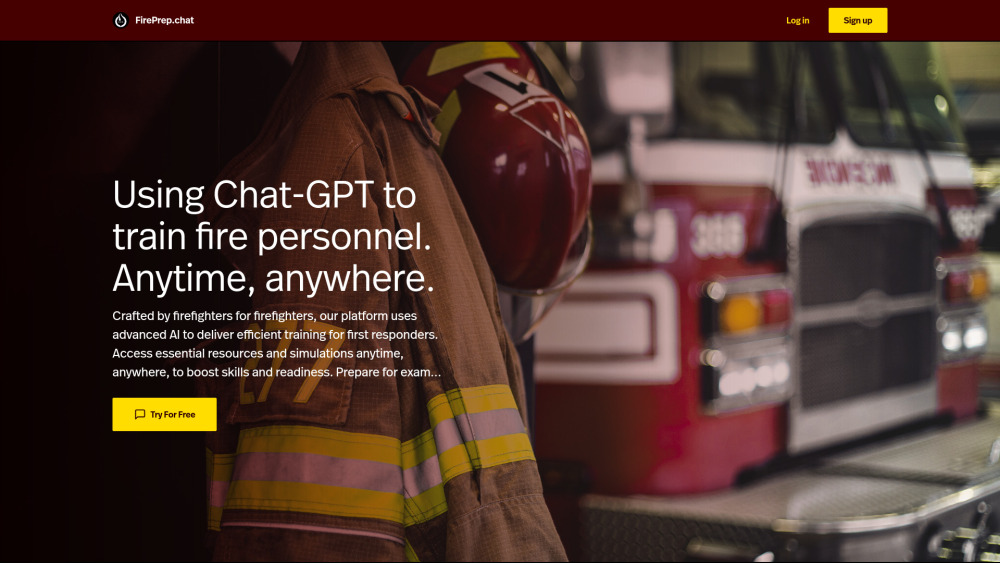 FirePrep.chat: AI-Powered Platform for Comprehensive Firefighter Training