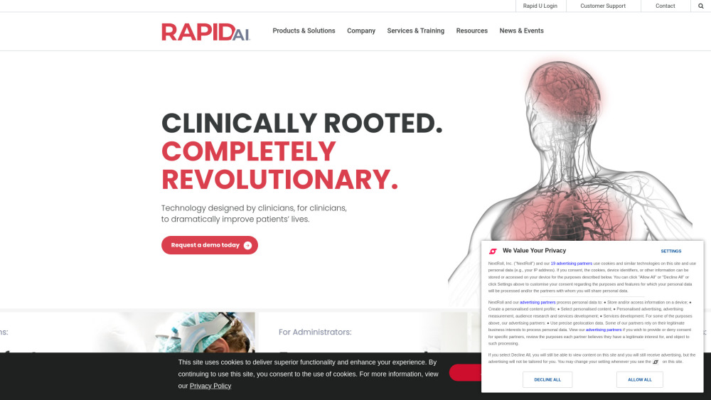 RapidAI: AI-powered Platform for Neurovascular & Vascular Care Solutions