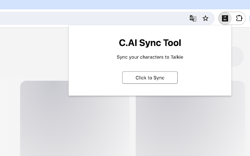 Character.ai Sync Tool: Chrome Extension for Easy Replication & Sync