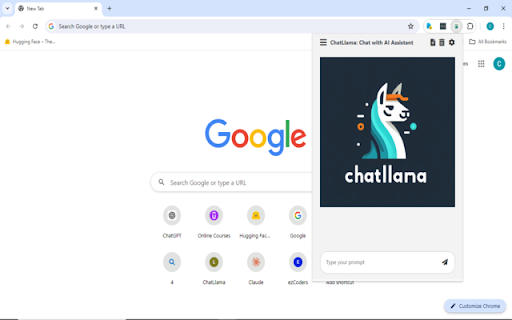 ChatLlama - Chrome Extension: AI Conversational Companion for Chrome