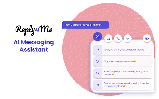 Reply4Me - AI-powered Messaging App Enhancer : Boost Efficiency & Productivity