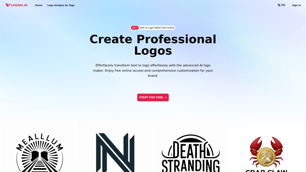 LogoAI.ai: Free AI Logo Maker - Create High-Quality Logos from Text