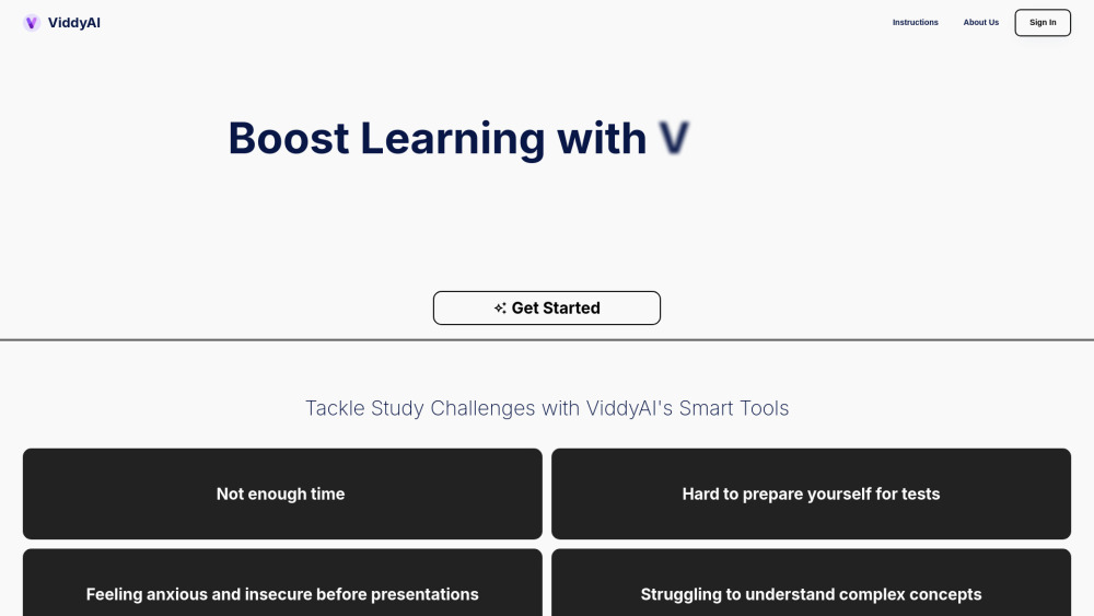 ViddyAI: AI-Powered Learning Platform for Smarter, Adaptive Education