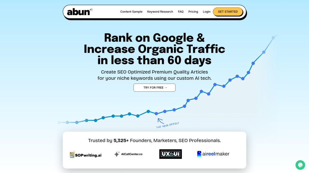 Abun SEO Article Generator: AI Tool for Optimized Content