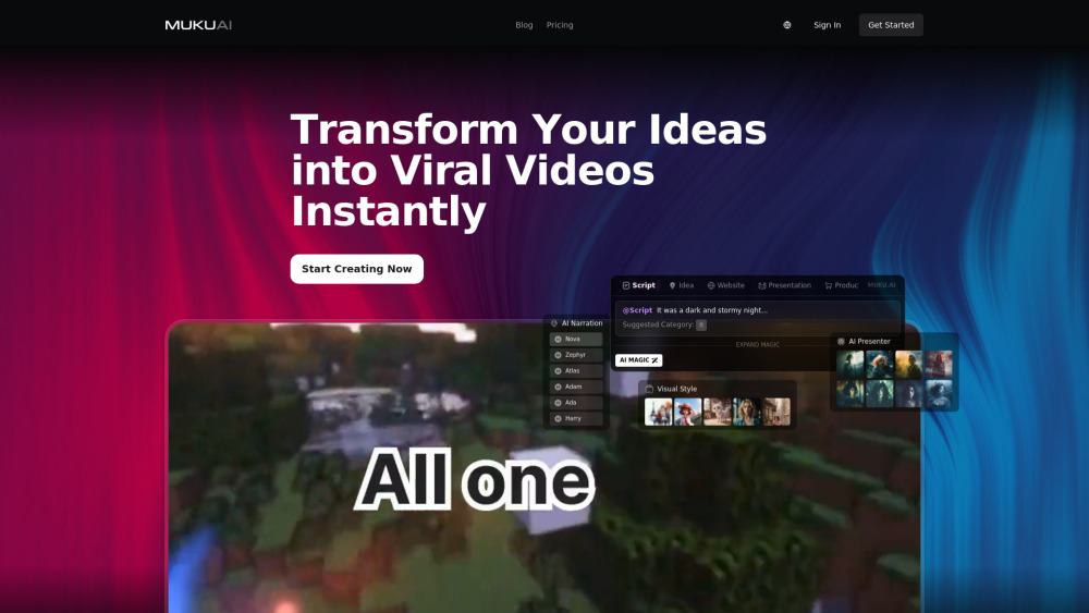 muku.ai: AI-Powered Viral Video Creator for Engaging Content