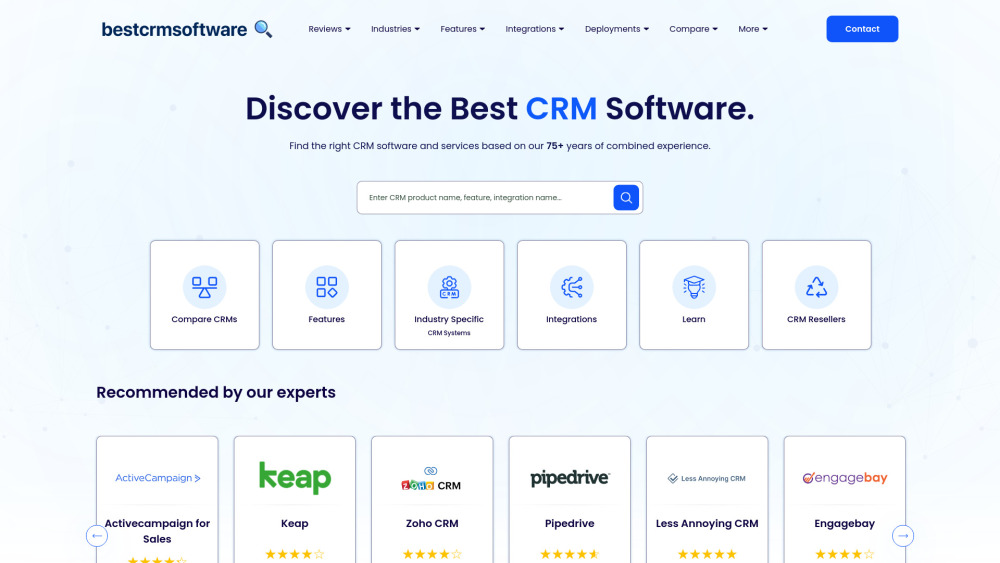 BestCRMSoftware.com: Top CRM Solutions Reviewed & Compared