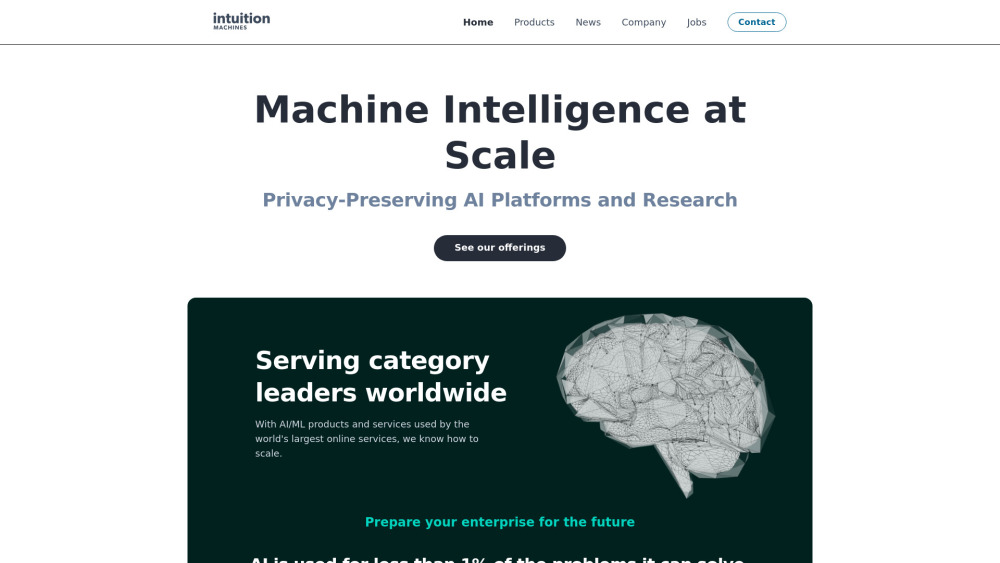 Intuition Machines: Privacy-Focused AI/ML Research Platform Leader