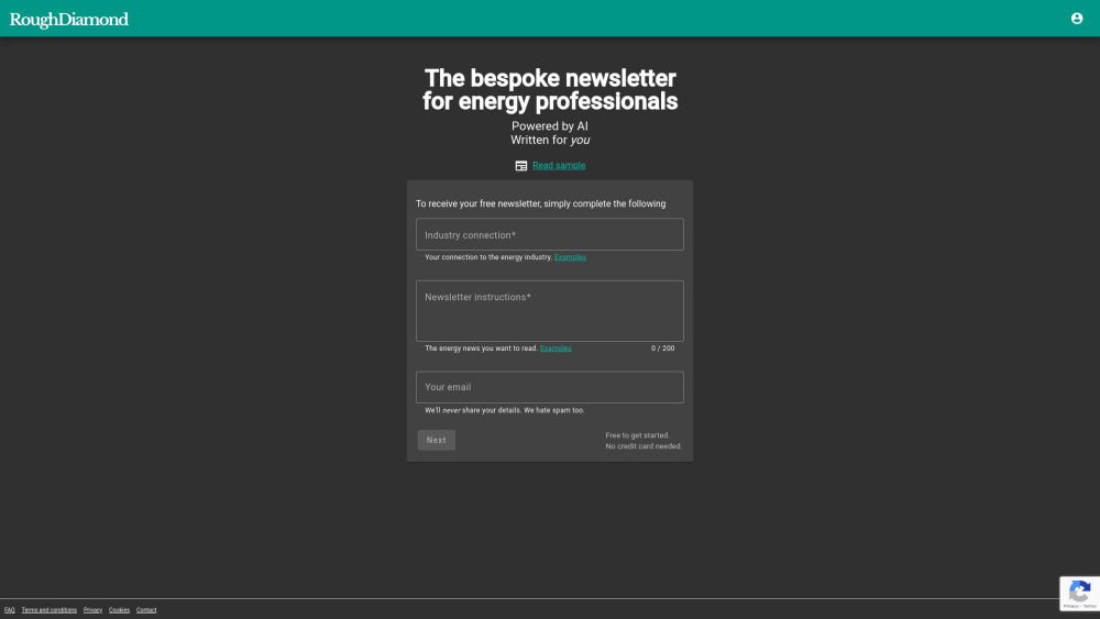 Rough Diamond: Custom AI Energy News for Professionals Rough Diamond: Custom AI Energy News for Professionals