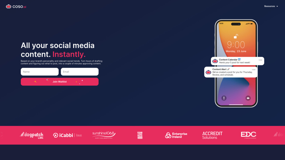 Coso.ai: Effortless Automated Social Media Content Creation for SMBs