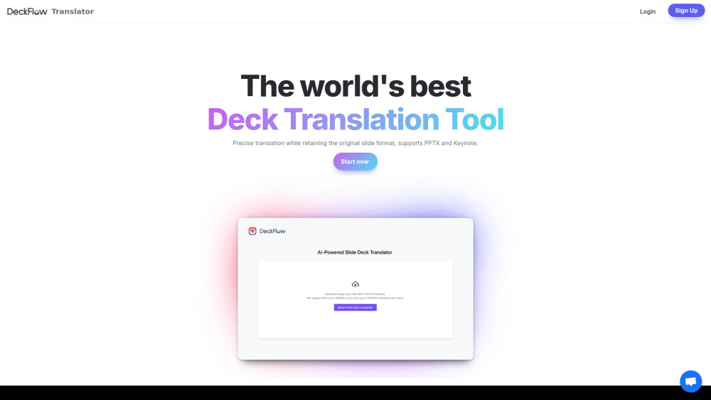 DeckFlow: Precise Slide Translation, Preserving Original Deck Formats