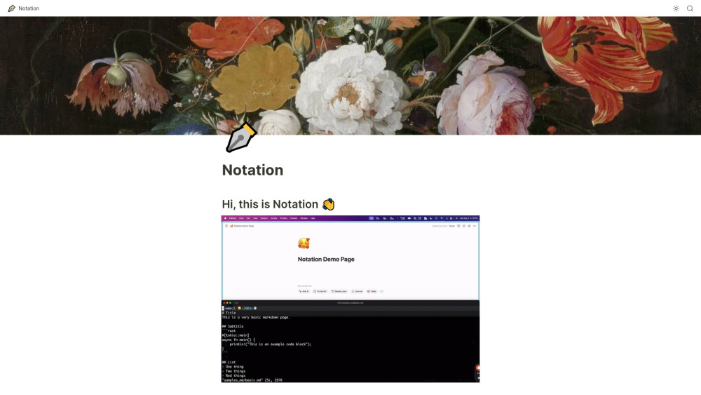 Notation: Markdown Docs Writing & Seamless Publishing in Notion