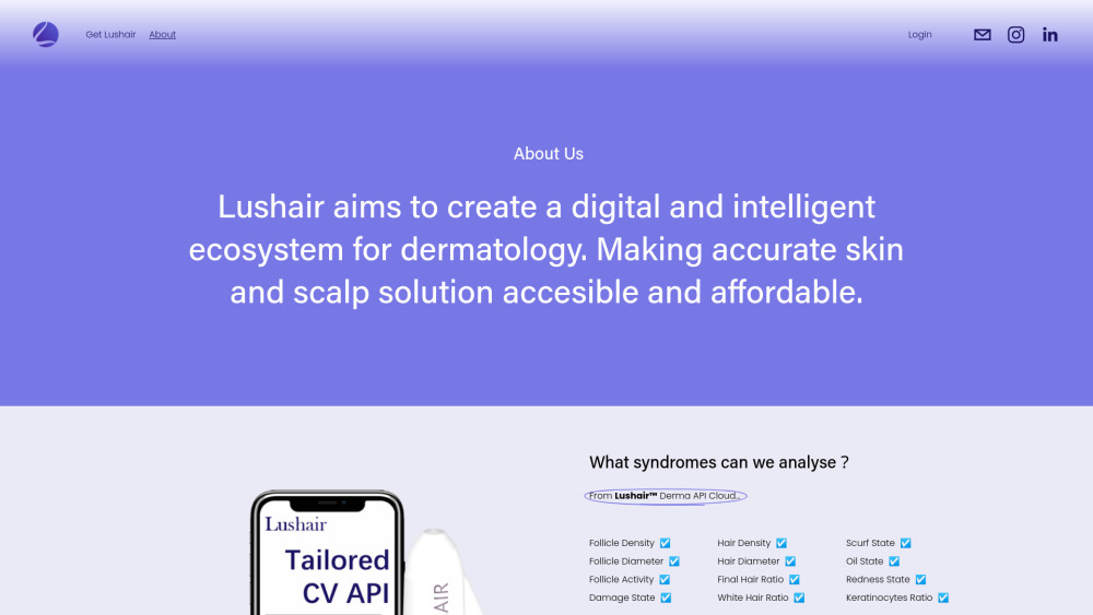 Lushair: Diagnose Hair Loss & Manage Scalp Health with AI Tool