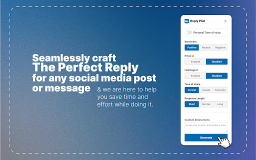 ReplyPilot: Auto Social Media Replies Tool - Engage with Automated Responses