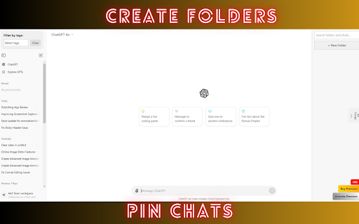 GPT Power Manager: Organize ChatGPT Chats with Chrome Extension Tool