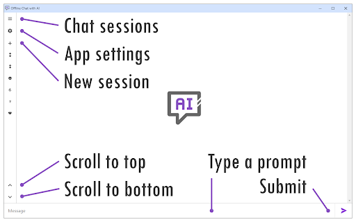 Offline Chat with AI: Chrome Extension for AI Interaction