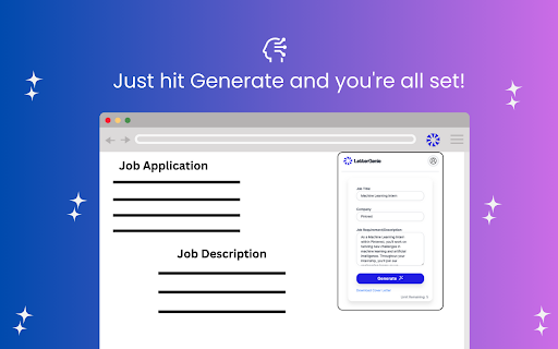 LetterGenie: Cover Letter Generator - Fast Job Application Tool