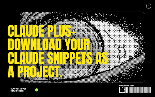 Claude Plus: AI-Powered Code & Project Snippet Manager - Chrome Extension