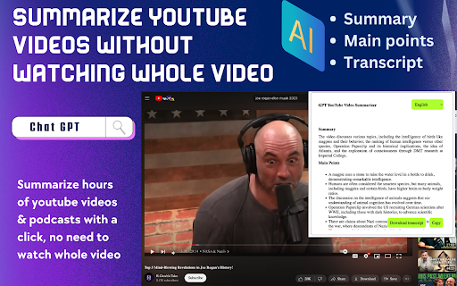 AI Video Summarizer: Summarize YouTube Transcripts Effortlessly