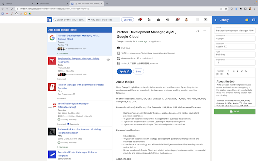 Jobbly Chrome Extension: Simplify Job Hunting with Resume & Community
