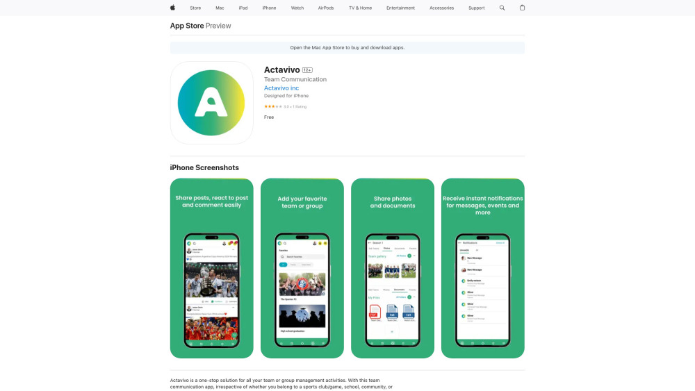 Actavivo: Free App for Group & Team Communication & Management